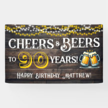 Aplausos y Cervezas para el Banner de Cumpleaños d