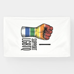 Lona Apoyo el diseño de camiseta de puño orgulloso vint