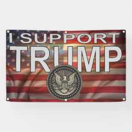 Lona Apoyo el triunfo y la bandera