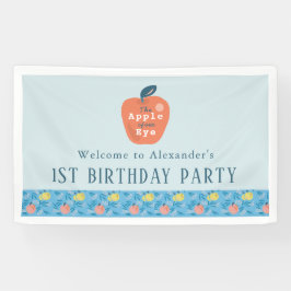 Lona Apple de nuestro Chica de ojos Blue Primer cumplea