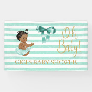 Lona Aqua White Stripe Nacida Étnica Ballerina Tutu