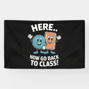 Lona Aquí Ahora Vuelve A Clase Enfermera Escolar Médico