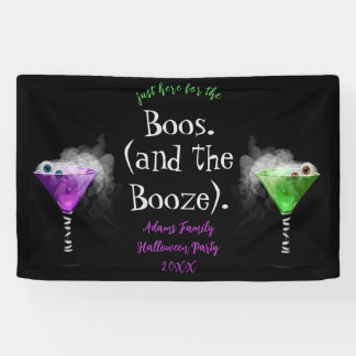 Lona Aquí para la fiesta de Halloween de Boos y Booze p