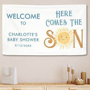 Lona Aquí Viene El Baby Shower Del Hijo