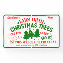 Árboles de Navidad Frescos de Granja Personalizado