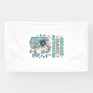 Lona Arcade de Unicornio Magia Activada Producto de Mod