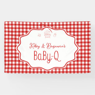 Lona Arco de Barbacoa de Baby-Q de la Fiesta de Bebé de