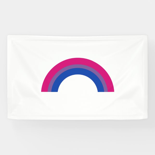 Lona Arcoíris Bisexual (Horizontal)