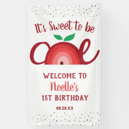 Lona Arcoiris de Apple, dulce de ser uno, primer cumple