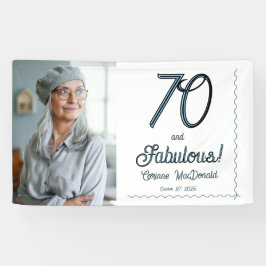 Lona Arctic Blue Seventy and Fabulous 70th Birthday