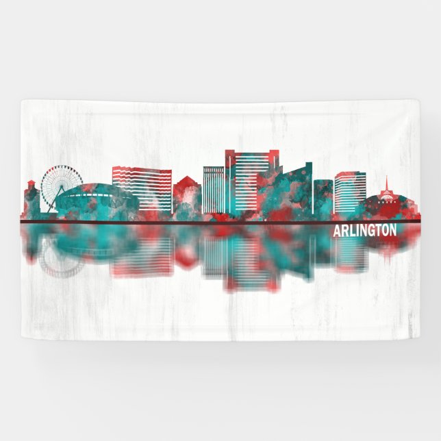 Lona Arlington Texas Skyline (Horizontal)