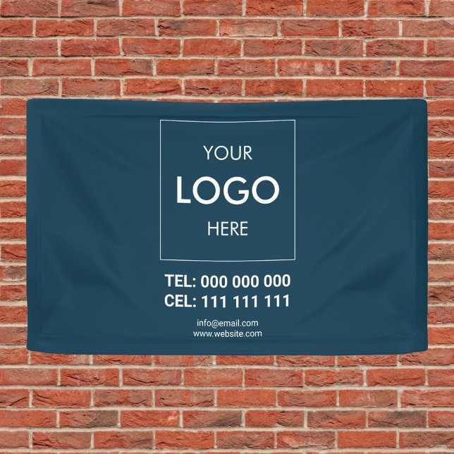 Lona Armada con logotipo comercial publicitario (Subido por el creador)