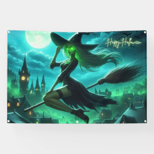 Lona Aroma verde espumoso bruja Halloween