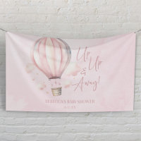 ¡Arriba y lejos! Baby Shower de globo aerostático 