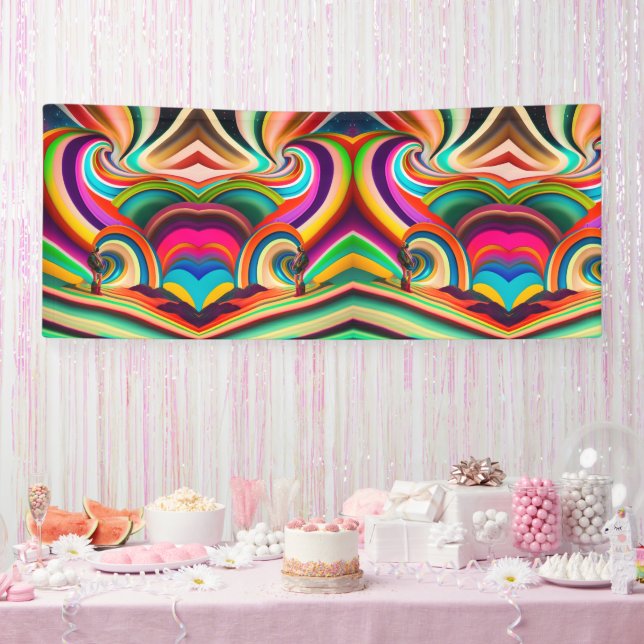 Lona Arte abstracto de Bonnaroo (Fiesta)