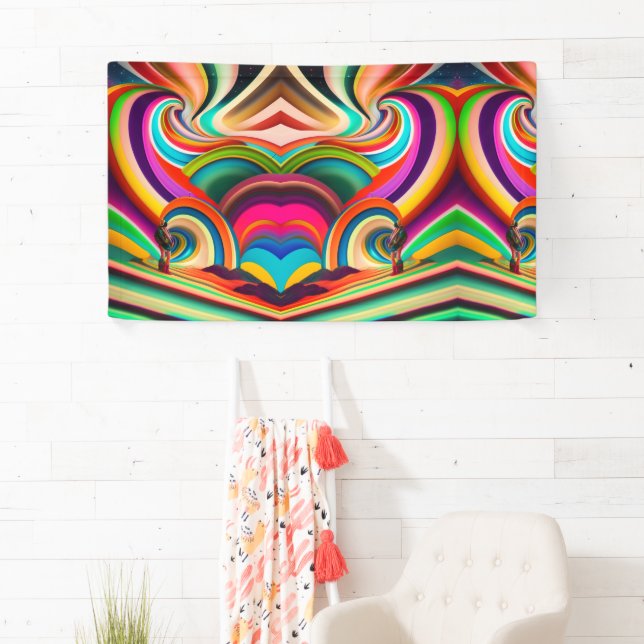 Lona Arte abstracto de Bonnaroo (In situ)