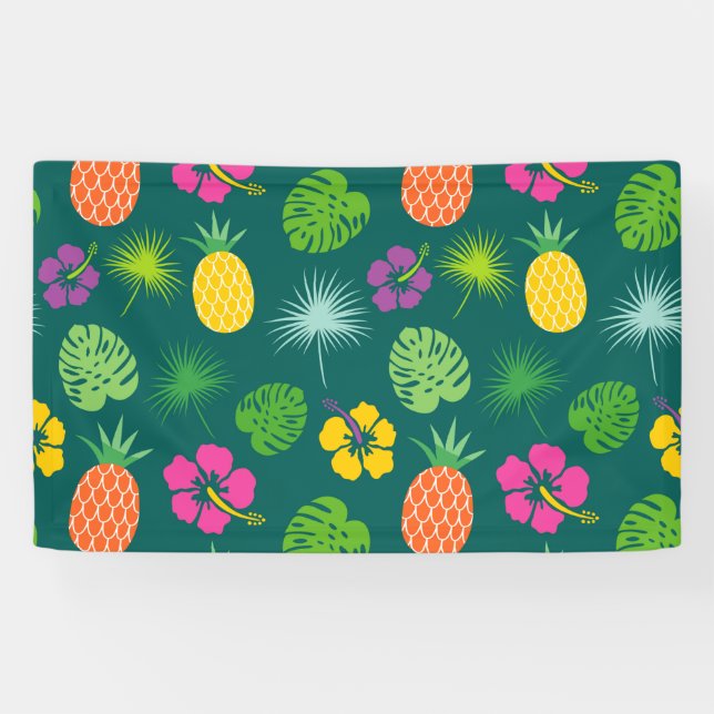 Lona Arte de batido tropical (Horizontal)