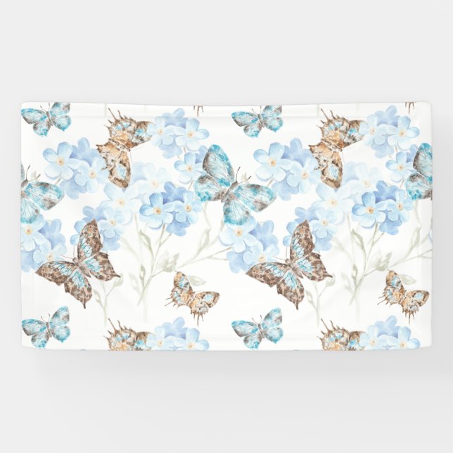 Lona Arte de mariposa pinchada (Horizontal)