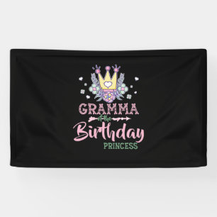 Lona Arte Madre   Gramma De La Princesa De Cumpleaños X