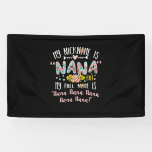 Lona Arte Madre   Mi Apodo Es Nana Cumpleaños