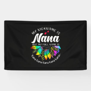 Lona Arte Madre   Mi apodo es Nana Sunflower Xmas