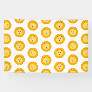 Lona Arte para niños de cumpleaños de león