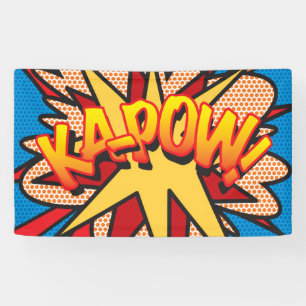 Lona Arte Pop de Cómic KA-POW!