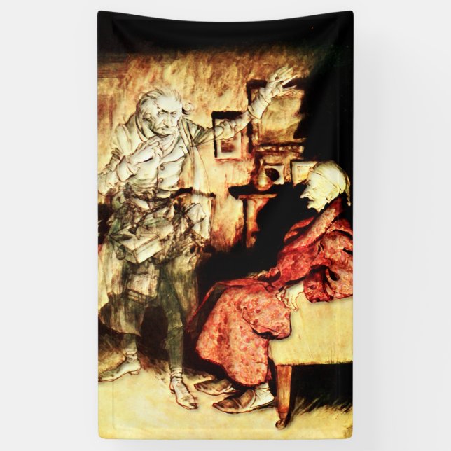 Lona Arthur Rackham - A Navidades Carol - Scrooge (Vertical)