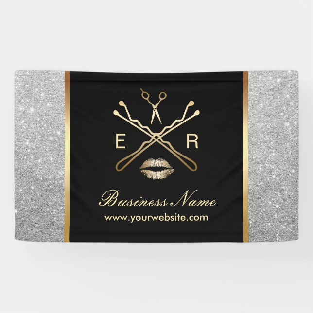 Lona Artista de maquillaje Hair Estilista Purpurina de  (Horizontal)