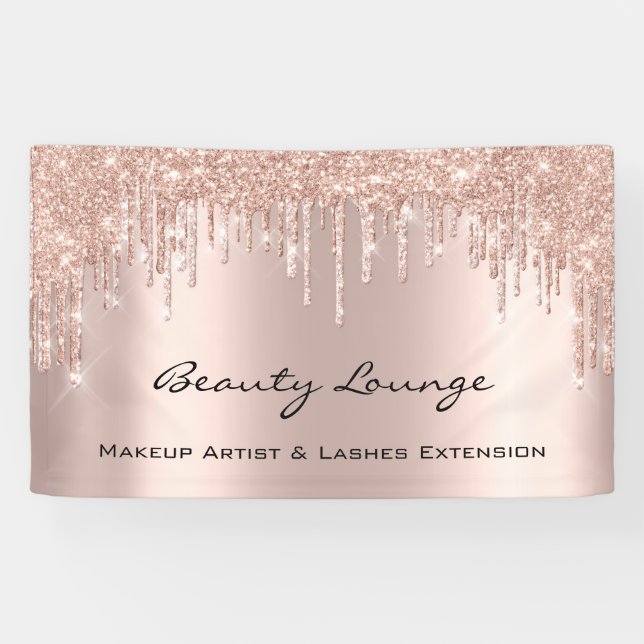 Lona Artista de maquillaje Láceas Extensión Salón de pe (Horizontal)