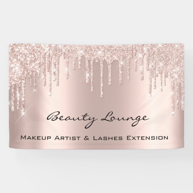 Lona Artista de maquillaje Láceos Extensión Salón de Pe (Horizontal)