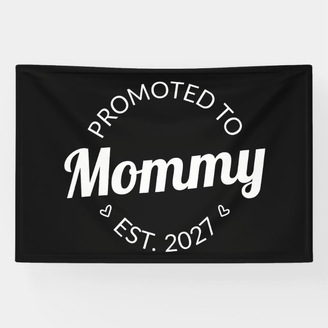 Lona Ascendida a Mamá desde 2027 Anuncio de Nueva Mamá  (Horizontal)