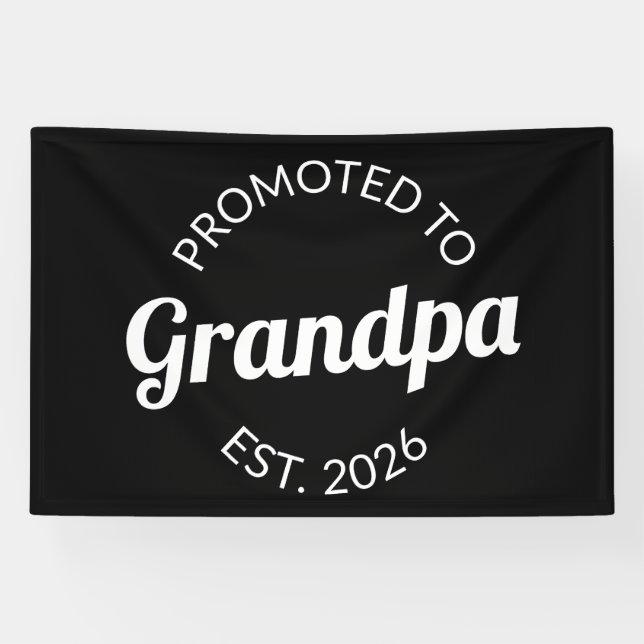 Lona Ascendido a Abuelo Est. 2026 I (Horizontal)