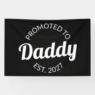 Lona Ascendido a Papá Desde 2027 Nuevo Papá Baby Shower