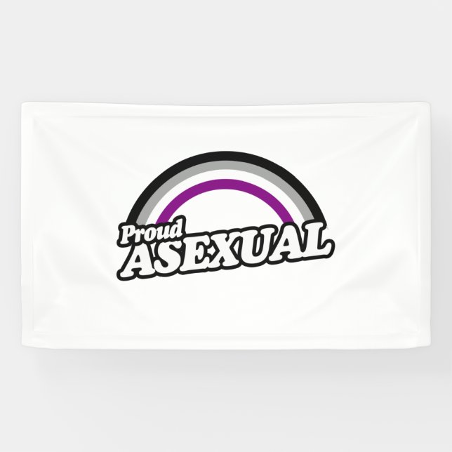 Lona Asexual y Orgulloso (Horizontal)
