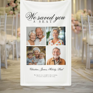 Lona Asiento reservado - 4 Boda de fotografía