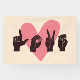 Lona ASL Amor IV - Día de San Valentín