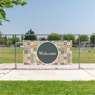 Lona Aspecto acolchado de patchwork vintage