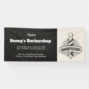 Lona Aspecto de cuero de la Barbería