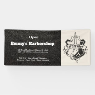 Lona Aspecto de cuero de la Barbería