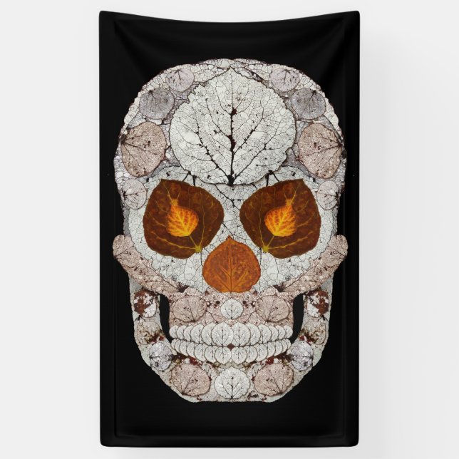 Lona Aspen Leaf Skull 11 (Vertical)