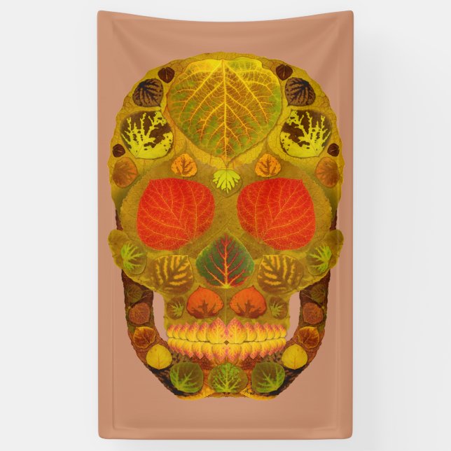 Lona Aspen Leaf Skull 12 (Vertical)