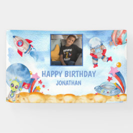 Lona Astronauta del espacio exterior fotográfico de niñ