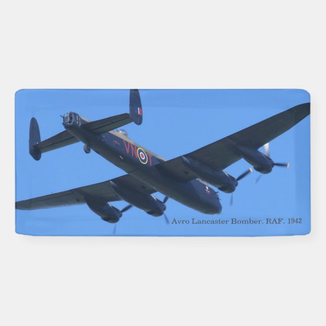 Lona Atacante de Avro Lancaster. RAF. 1942 (Horizontal)