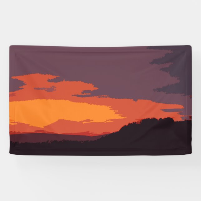 Lona Atardecer simplificado (Horizontal)