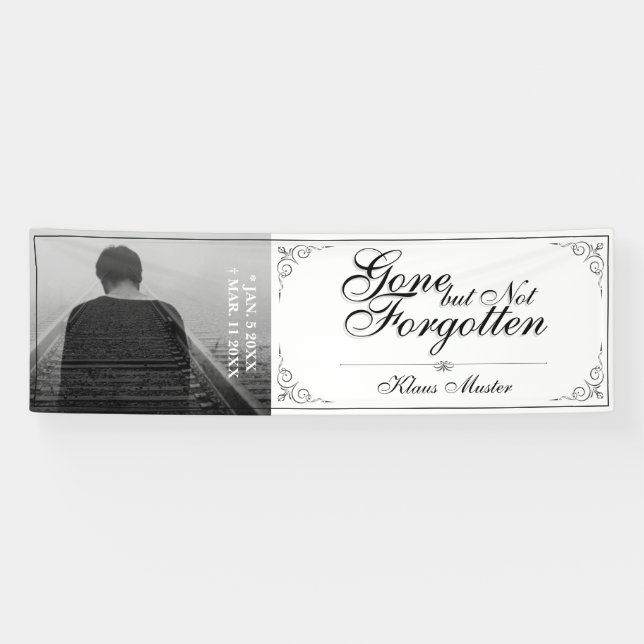 Lona Atrás pero no olvidado - Clásico (Horizontal)