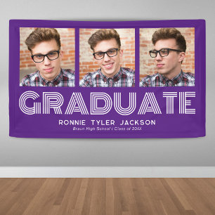 Lona Audaz Banner De Moda 3 Graduado De Foto