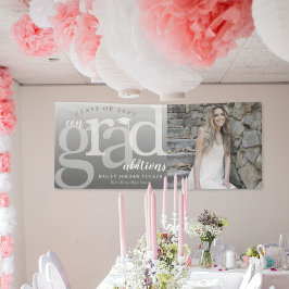 Lona Audaz Graduación De Fotografías ConGRADulations