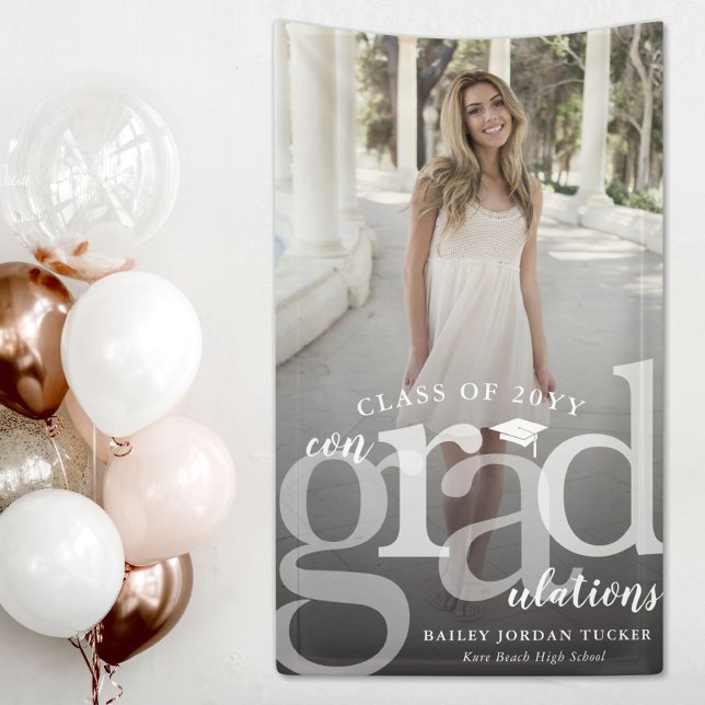 Lona Audaz Graduación De Fotografías ConGRADulations (Subido por el creador)