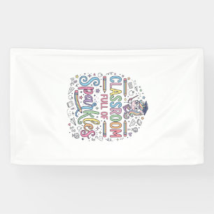 Lona Aula de Unicornio Llena de Destellos Merch Origina